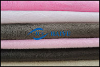 new style super soft polyester plain silk velboa minky fabric