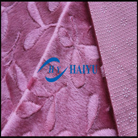 Anti - Slip Textile Upholstery Fabrics Bright Velvet Fabric 2mm~3mm Pile
